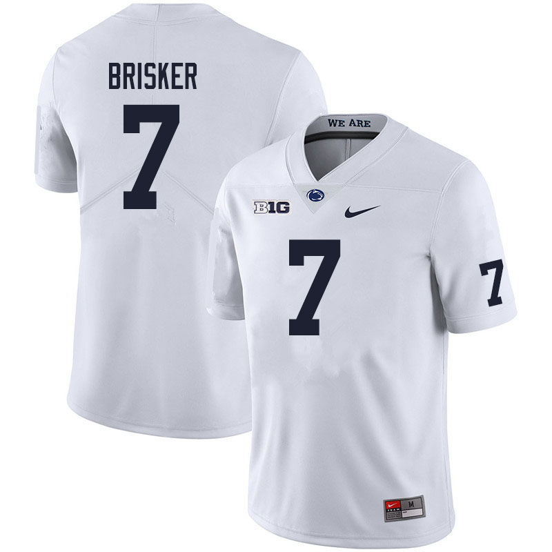 NCAA Nike Men's Penn State Nittany Lions Jaquan Brisker #7 College Football Authentic White Stitched Jersey FUJ8498FM